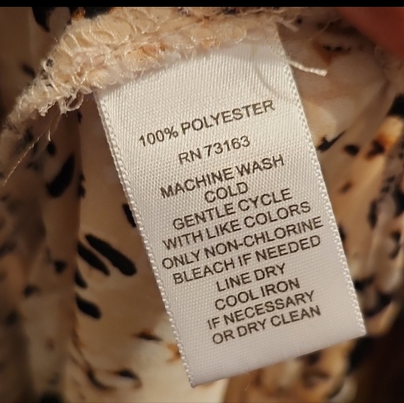 Spense Animal Print Long Sleeve Blouse - Picture 8 of 9